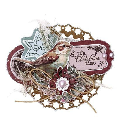 Bloc de papier créatif JMA Scrapbooking recto verso Christmas Blush n° 394