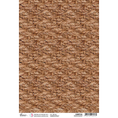 Papier de riz A4 Panier tressé