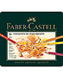 Crayons de couleur FC Polychromos, étui en métal, 24 pièces