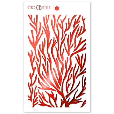 Pochoir de texture 5"x8" Coraux