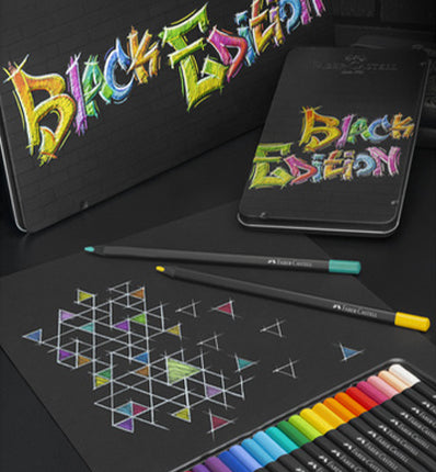 Crayons de couleur FC Black Ed. 36 pièces en étui métallique