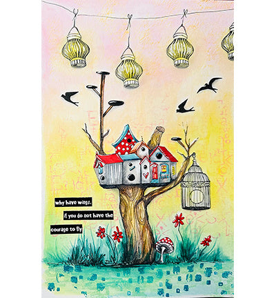 ABM Clear Stamp Sweet dreams Art by Marlene nr.816