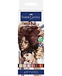 Marqueurs aquarelle Duo FC Goldfaber, étui de 6 pièces, couleurs Portrait, n° : 283, 195, 114, 116,