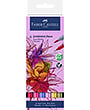 Marqueur aquarelle Duo FC Goldfaber étui de 6. Flowers, n° de couleurs : 112, 229, 107,119,