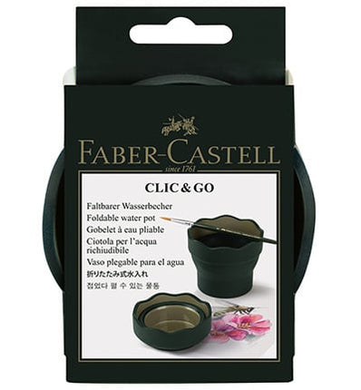 Pot à eau Clic & Go vert foncé