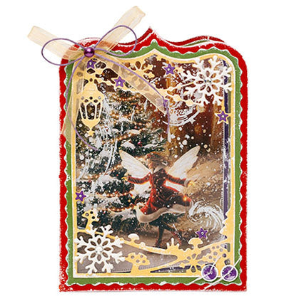 Feuilles d'acétate Neige, fées Noël Essentiels n° 18