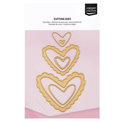 Vaessen Creative • Matrices de découpe Essentials Playful Hearts