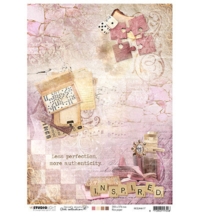Papier de riz, Jenine’s Mindful Art 3.0 n° 17