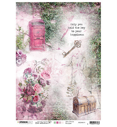 Papier de riz, Jenine’s Mindful Art 3.0 n°19