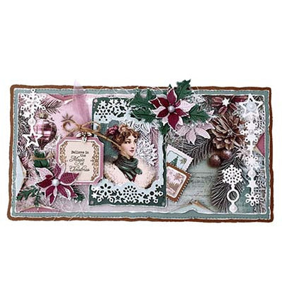 Matrice de découpe JMA Végétaux de Noël Christmas Blush n° 1061