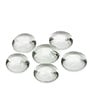 Pierres en verre, transparentes, 250gr, 1.4cm
