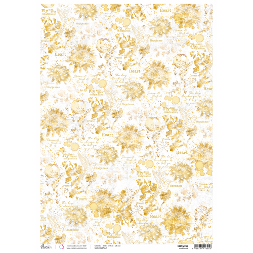 Papier de riz A3 Âge d’or