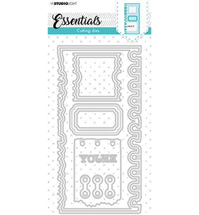 SL matrice de découpe Slimline page ticket Essentials 105x210mm n°81