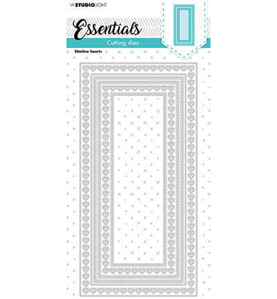 Matrice de découpe SL Slimline hearts Essentials n°183