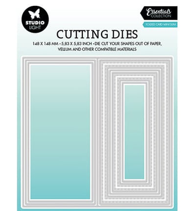 Matrices de découpe SL Folded card mini slimline Essentials n°439