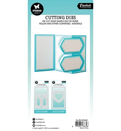 Matrices de découpe SL Forme de carte en zigzag Essentials nr.448