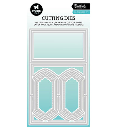 Matrices de découpe SL Forme de carte en zigzag Essentials nr.448