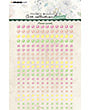 JMA Perles autocollantes fleurs pastel Essentials n°19