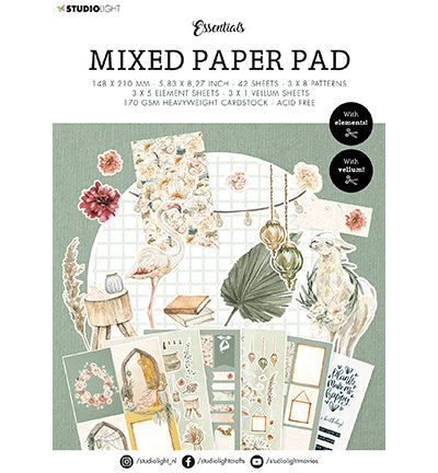 Bloc de papier mixte SL Bohemian Spring Essentials n°20