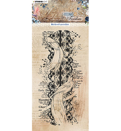 Tampon transparent JMA oiseaux de paradis Feelings of Freedom n°421