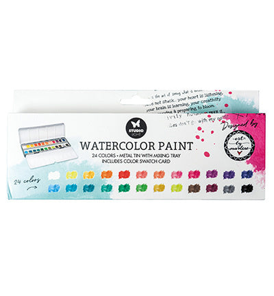 Peinture aquarelle SL 24 couleurs Essentials +ABM n°02
