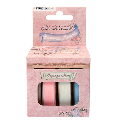 JMA Ruban organza, 4x 1 cm, 10 m Moments romantiques n°01