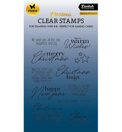 SL Tampon transparent Messages en anglais Essentials n° 476