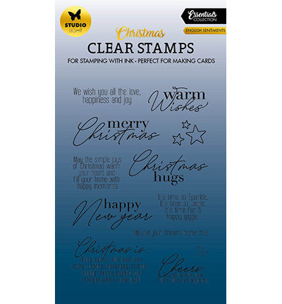 SL Tampon transparent Messages en anglais Essentials n° 476