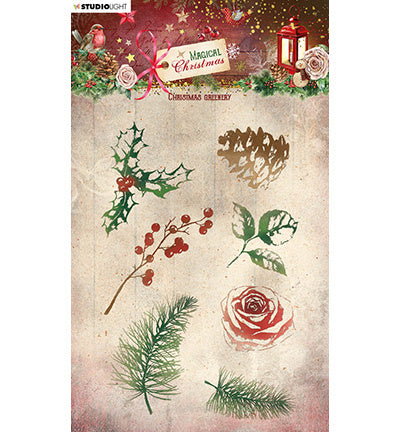 SL Tampon transparent Verdure de Noël Magical Christmas n° 500