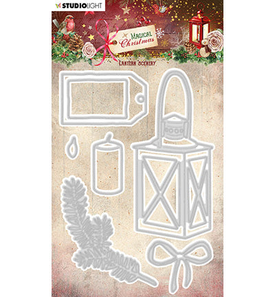 SL Matrice de découpe Scène de lanterne Magical Christmas n° 691