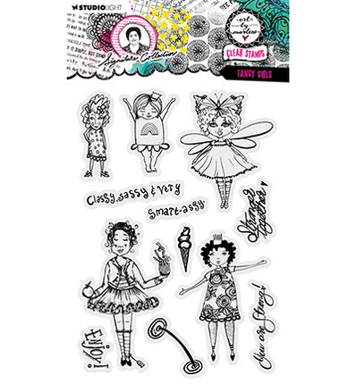 Tampon transparent ABM Fancy Girls Signature Collection n°638