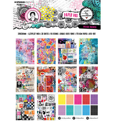 Bloc de papiers de création ABM Postage madness Signature Collection n°132