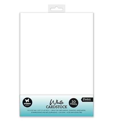 SL Lot de papiers Consommables Papier cartonné blanc 250 gsm n°39