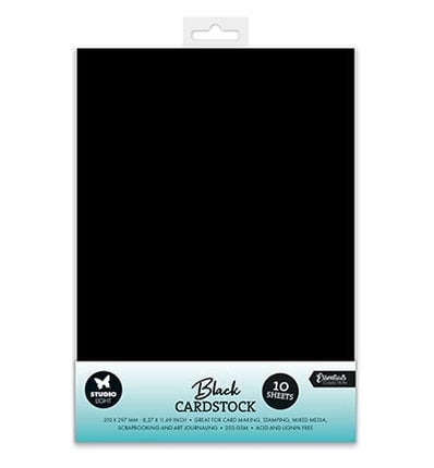 SL Set de papier Consommables Papier cartonné noir 250 gsm nr.41