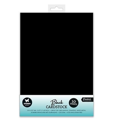 SL Set de papier Consommables Papier cartonné noir 250 gsm nr.41