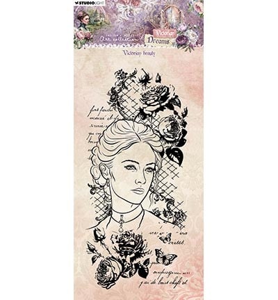 Tampon transparent JMA, beauté victorienne, Victorian Dreams n°609