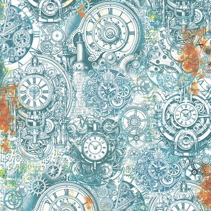 PAPIER VÉLIN MOTIFS RÉCIF CORALLIEN A4 6/PAQUET