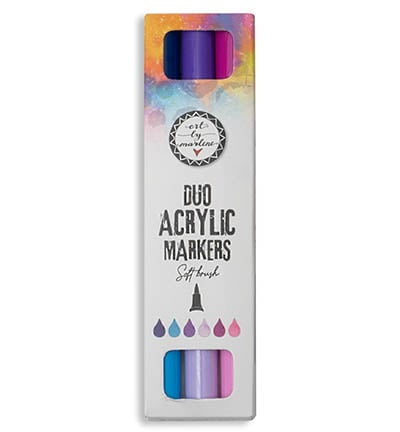 Marqueurs acryliques duo violets ABM Essentials n°29