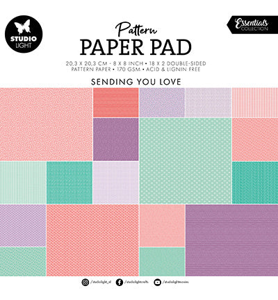 SL Bloc de papier à motifs Motifs d'arrière-plan Essentiels nr.153