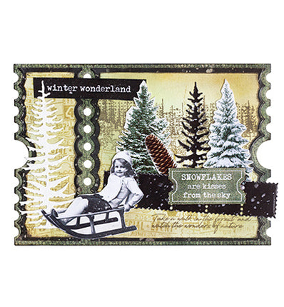 GR Cutting Die Winter elements Grunge Collection nr.832