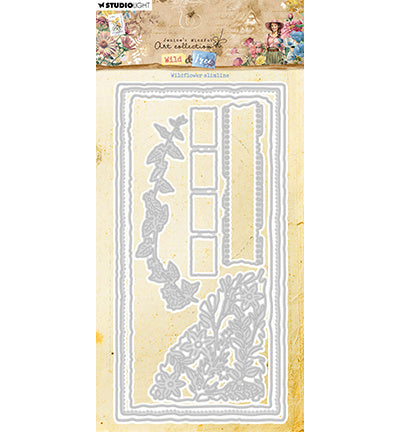 Matrice de découpe JMA Fleurs sauvages slimline Wild & Free n°828