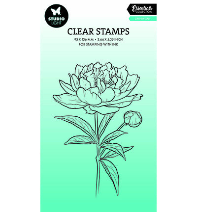 Tampon transparent SL Open peony Essentials n°694