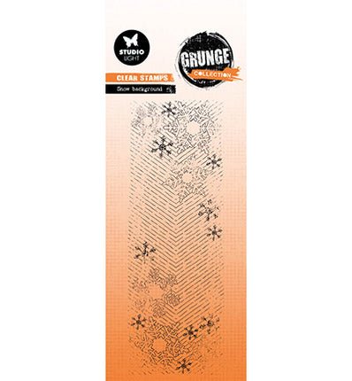 GR Tampon transparent Fond enneigé Grunge Collection n°675