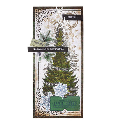 Tampon transparent GR Pin d’hiver Collection Grunge n°678