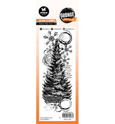 Tampon transparent GR Pin d’hiver Collection Grunge n°678