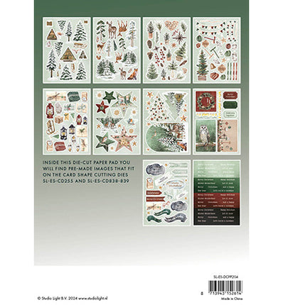 SL bloc de papier découpé Festive Forest Essentials nr.204