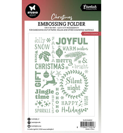 Dossier de gaufrage SL Joyful collage Essentials n°22