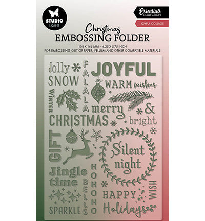 Dossier de gaufrage SL Joyful collage Essentials n°22