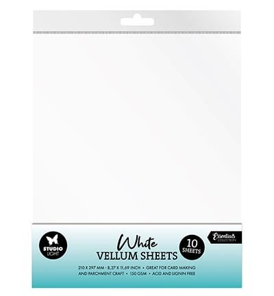 SL feuilles de papier vélin 150grs. blanc Essentials nr.04