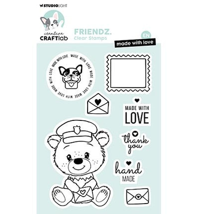CCL tampon transparent EN Made with love Friendz nr.709